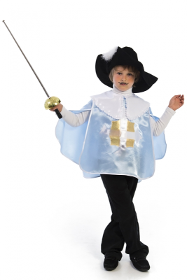 Детский карнавальный костюм Мушкетер (рост от 116 до 146 см)