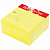 Блок самоклеящийся (стикеры) BRAUBERG НЕОНОВЫЙ 76х76 мм, 400 листов, желтый, 111352