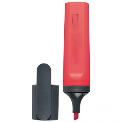 Текстовыделитель EDDING "345", КРАСНЫЙ, линия 2-5 мм, E-345/2