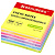 Блок самоклеящийся (стикеры) BRAUBERG НЕОНОВЫЙ 76х76 мм, 400 листов, 7 цветов, 111350