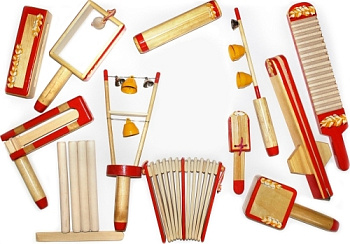 Набор шумовых музыкальных инструментов