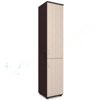 Шкаф для документов узкий с двумя дверцами 402х418х1960 мм I Серия Референт