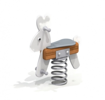 Качалка на пружине Зайчик