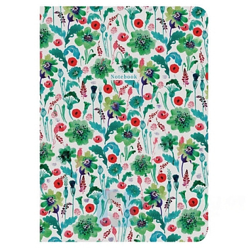 Тетрадь-скетчбук 60 л. обложка SoftTouch, бежевая бумага 70 г/м2, сшивка, В5 (179х250 мм), ЯГОДЫ, BRAUBERG, 403831