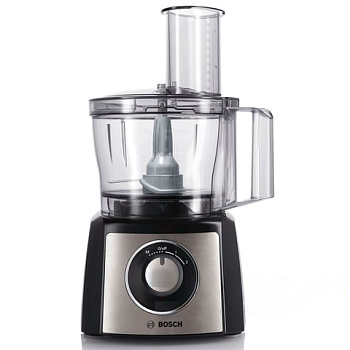 Кухонный комбайн BOSCH MCM3401M, 800 Вт, 2 скорости, 6 насадок, черный