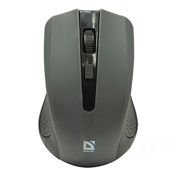 Мышь беспроводная DEFENDER Accura MM-935, 3 кнопки + 1 колесо-кнопка, оптическая, серая, 52936