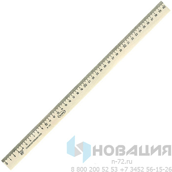 Линейка деревянная, 40 см, С08