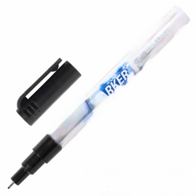 Маркер-краска лаковый EXTRA (paint marker) 1 мм, ЧЕРНЫЙ, УСИЛЕННАЯ НИТРО-ОСНОВА, BRAUBERG, 151960