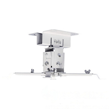 Кронштейн для проекторов настенно-потолочный CACTUS CS-VM-PREC01-WT белый, 23 кг