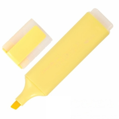 Текстовыделитель BRAUBERG "ORIGINAL PASTEL", ВАНИЛЬ, линия 1-5 мм, 151691