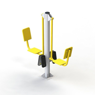 Тренажер уличный для укрепления основных групп мышц ног (двойной)