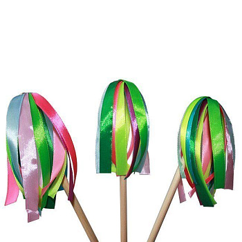 Султанчик деревянный на палочке (1 шт.)