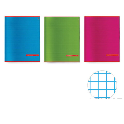 Тетрадь А4 48 л. АЛЬТ скоба, клетка, глянцевый лак, "Классика" (3 вида), 7-48-019