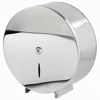 Диспенсер для туалетной бумаги LAIMA PROFESSIONAL INOX, (Система T2) малый, нержавеющая сталь, зеркальный, 605699