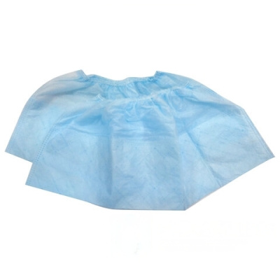 Бахилы из спандбонда с двойной подошвой КОМПЛЕКТ 50 шт.(25 пар), ГЕКСА, 25+40 г/м2, г