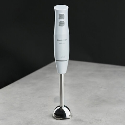 Блендер погружной SCARLETT SC-HB42F84, 850 Вт, 2 режима, измельчитель, венчик, стакан, белый