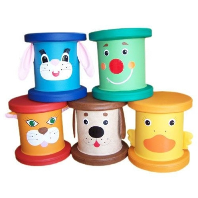 Пуф детский Веселые рожицы