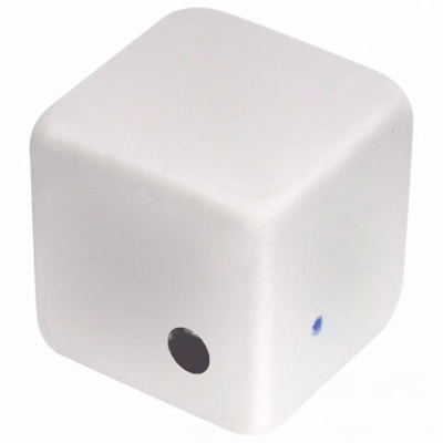 Ластик BRAUBERG "Game", 24х24х24 мм, белый, ассорти, 223605