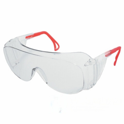 Очки защитные открытые РОСОМЗ О45 Визион super, прозрачные, регулируемые дужки, незапотевающее покрытие, поликарбонат, 14530
