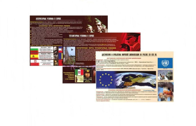 Комплект раздаточных таблиц Новейшая история