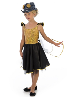 Детский карнавальный костюм Муха-Цокотуха (рост от 104 до 134 см)