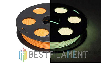 PLA Lumi пластик BestFilament 1,75 мм светящийся лимонный
