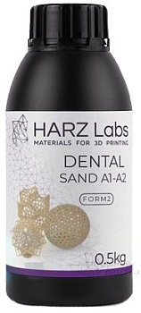 Фотополимер HARZ Labs Dental Sand A1-A2 SLA/Form-2 0,5 л