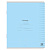 Тетрадь 12 л. ЮНЛАНДИЯ КЛАССИЧЕСКАЯ, линия, обложка картон, ГОЛУБАЯ, 105645