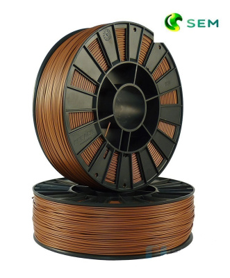 ABS пластик 1,75 SEM бронзовый металлик 0,8 кг