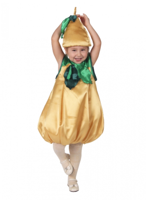 Детский карнавальный костюм Груша (рост от 104 до 134 см)