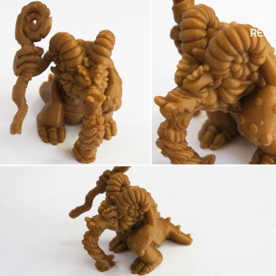 PLA пластик 1,75 REC золотой RAL1036 2 кг