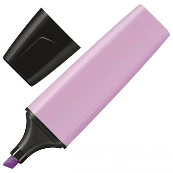 Текстовыделитель STABILO "Boss Pastel", ЛАВАНДОВЫЙ, линия 2-5 мм, 70/155