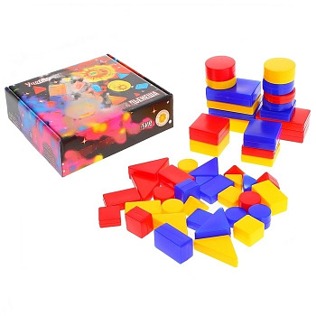 Учебно-игровое пособие Логические блоки Дьенеша (48 фигур)