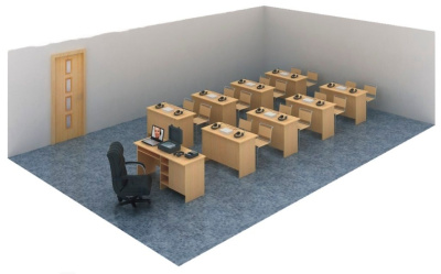 Мобильный беспроводной лингафонный кабинет М-5