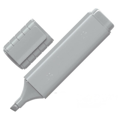 Текстовыделитель перламутровый СЕРЕБРЯНЫЙ BRAUBERG ORIGINAL PEARL, линия письма 1-5 мм, 152428