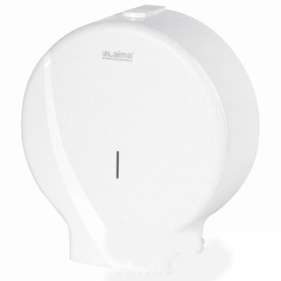 Диспенсер для туалетной бумаги LAIMA PROFESSIONAL ORIGINAL (Система T1), БОЛЬШОЙ, белый, ABS-пластик, 605768