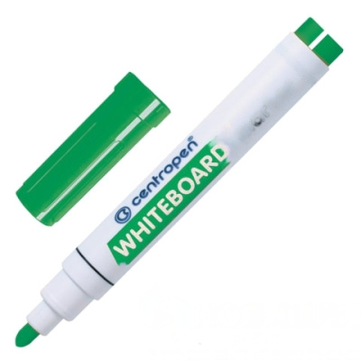 Маркер стираемый для белой доски ЗЕЛЕНЫЙ, CENTROPEN "Dry-Wipe", 2,5 мм, 8559, 5 8559 0110
