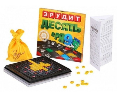 Интеллектуальная игра Эрудит. Десять в ряд