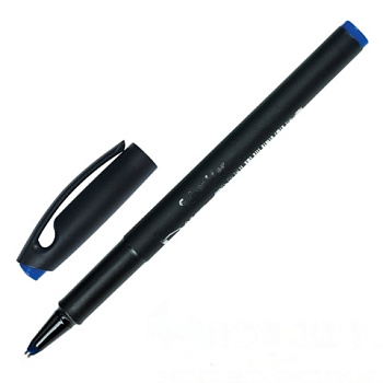 Ручка-роллер SCHNEIDER (Германия) "Topball 845", СИНЯЯ, корпус черный, узел 0,5 мм, линия письма 0,3 мм, 184503