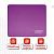 Коврик для мыши SONNEN "PURPLE", резина + ткань, 220х180х3 мм, 513307