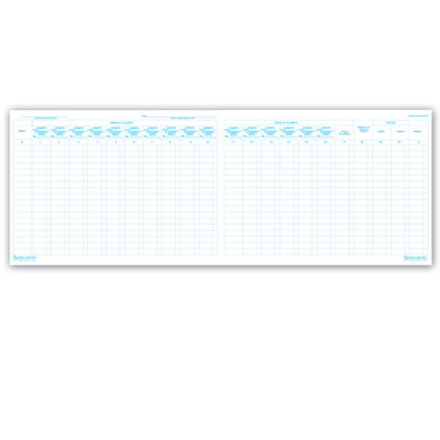 Главная книга, форма ОКУД 0504072, 48 л., картон, блок офсет, А4 (203х285 мм), STAFF, 130075