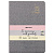Тетрадь 48 л. в клетку обложка кожзам под рогожку, сшивка, A5 (147х210мм), СЕРЫЙ, BRAUBERG HARMONY, 403833