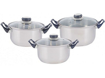 Набор кастрюль нержавеющая сталь