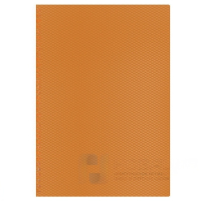Тетрадь А4, 80 л., HATBER, гребень, клетка, обложка пластик, "DIAMOND NEON-ОРАНЖЕВАЯ", 80Т4B1гр_02035, T165515