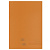 Тетрадь А4, 80 л., HATBER, гребень, клетка, обложка пластик, "DIAMOND NEON-ОРАНЖЕВАЯ", 80Т4B1гр_02035, T165515