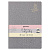 Тетрадь 60 л. в клетку обложка кожзам под рогожку, сшивка, B5 (179х250мм), СЕРЫЙ, BRAUBERG HARMONY, 403839