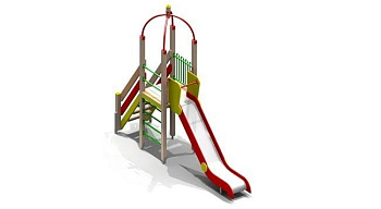 Детский игровой комплекс №33, 4900х1050 мм