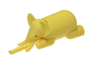 ABS пластик 1,75 REC желтый RAL1018 2 кг