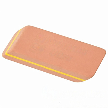 Ластик BRAUBERG "Ultra", 41х14х8 мм, оранжевый, натуральный каучук, 228705