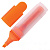 Текстовыделитель BRAUBERG "FLUO", ОРАНЖЕВЫЙ, линия 1-5 мм, 150402